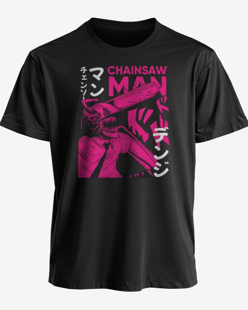 Polera premium Negro de Denji n°2