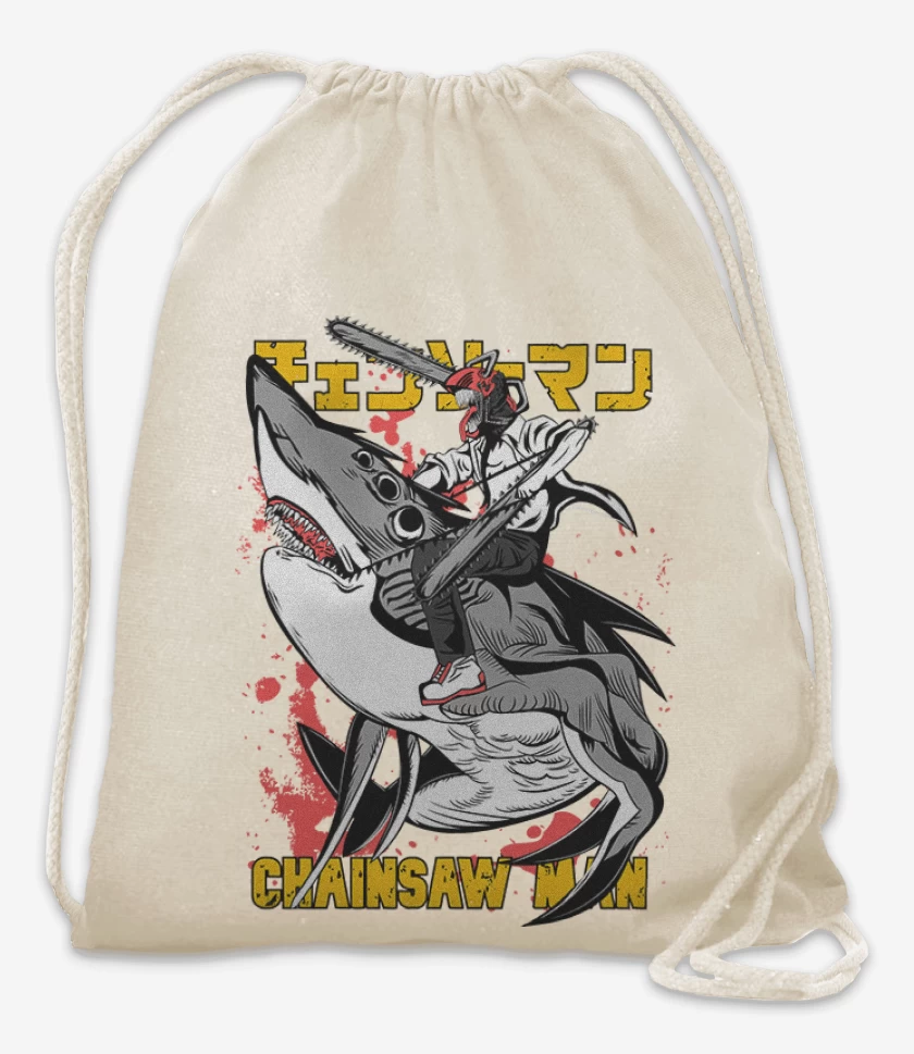 Mochila Blanco de Denji Shark