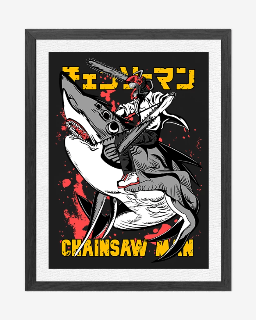 Cuadro decorativo Denji Shark