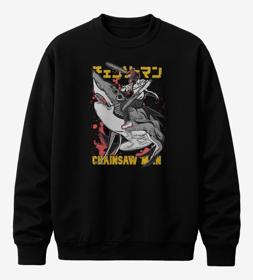 Poleron polo Denji Shark