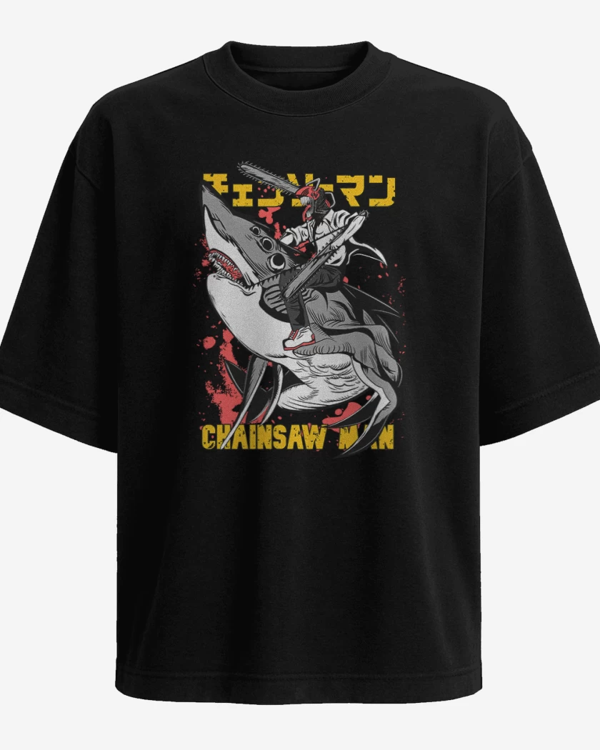 Polera Oversize Denji Shark