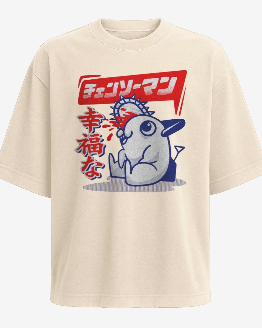 Polera Oversize Happy pochita