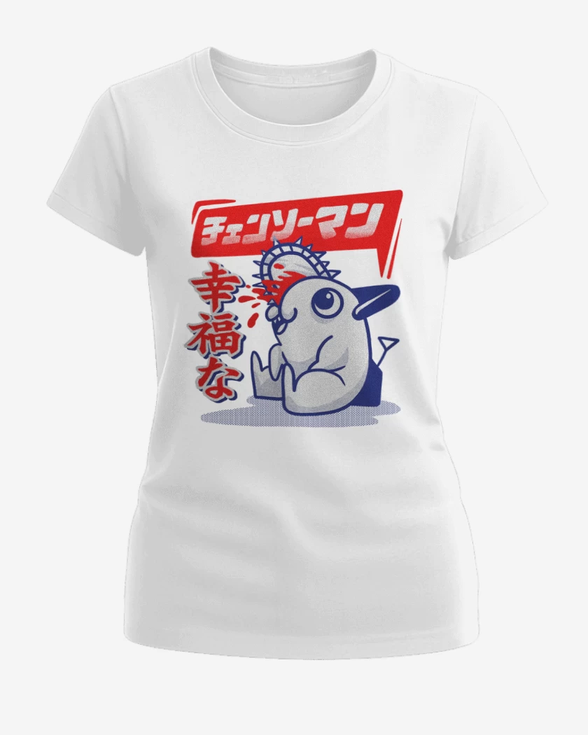 Polera de Mujer Blanco de Happy pochita
