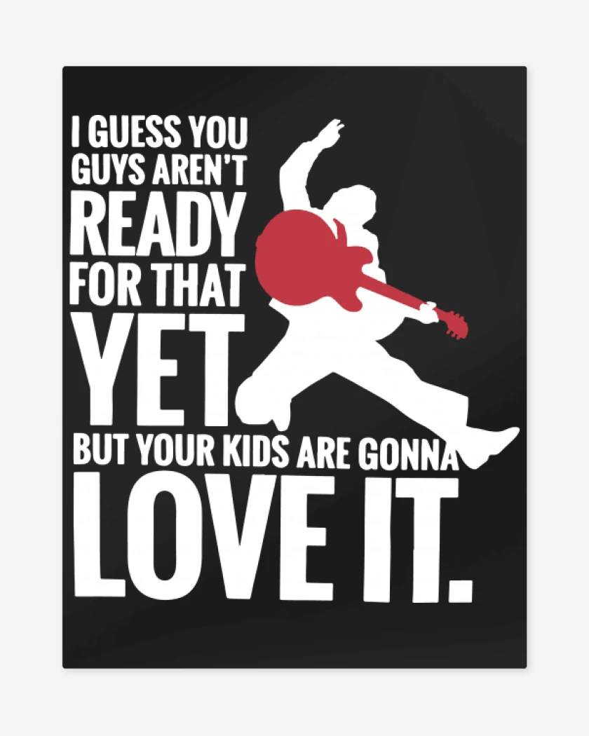Print metalico Negro de Your Kids Are Gonna Love it