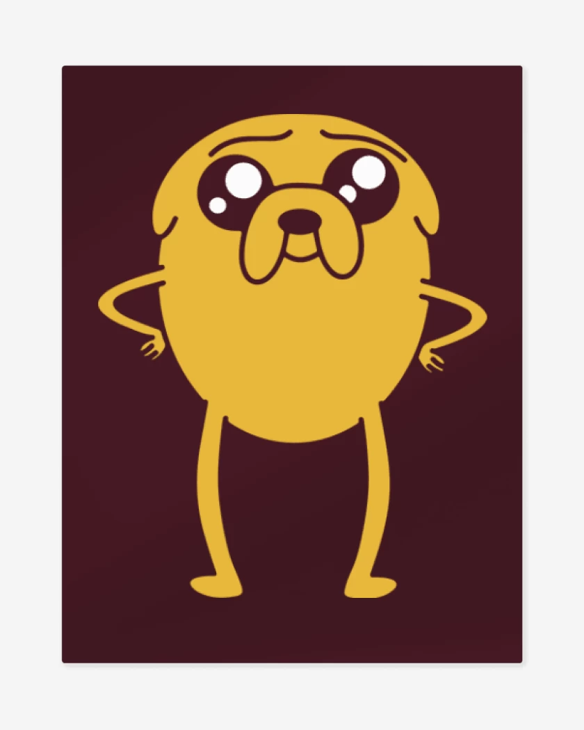 Print metalico Burdeo de Jake 2