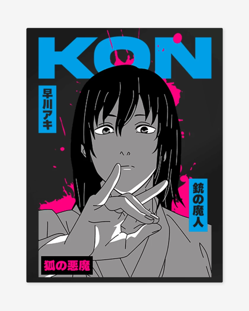 Print metalico Negro de Kon