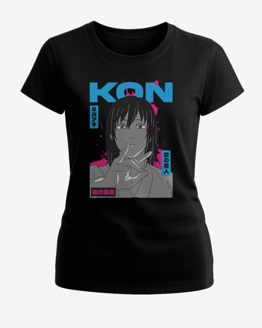 Polera de Mujer Negro de Kon