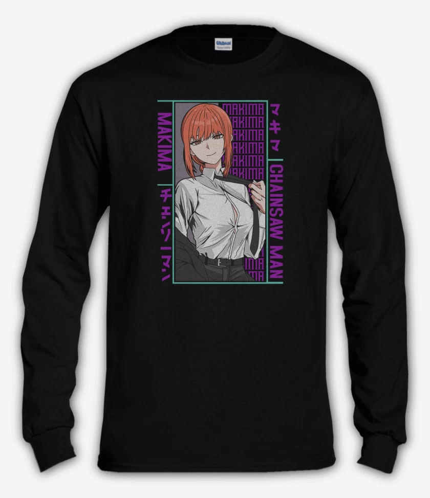 Polera manga larga Makima Chainsawman