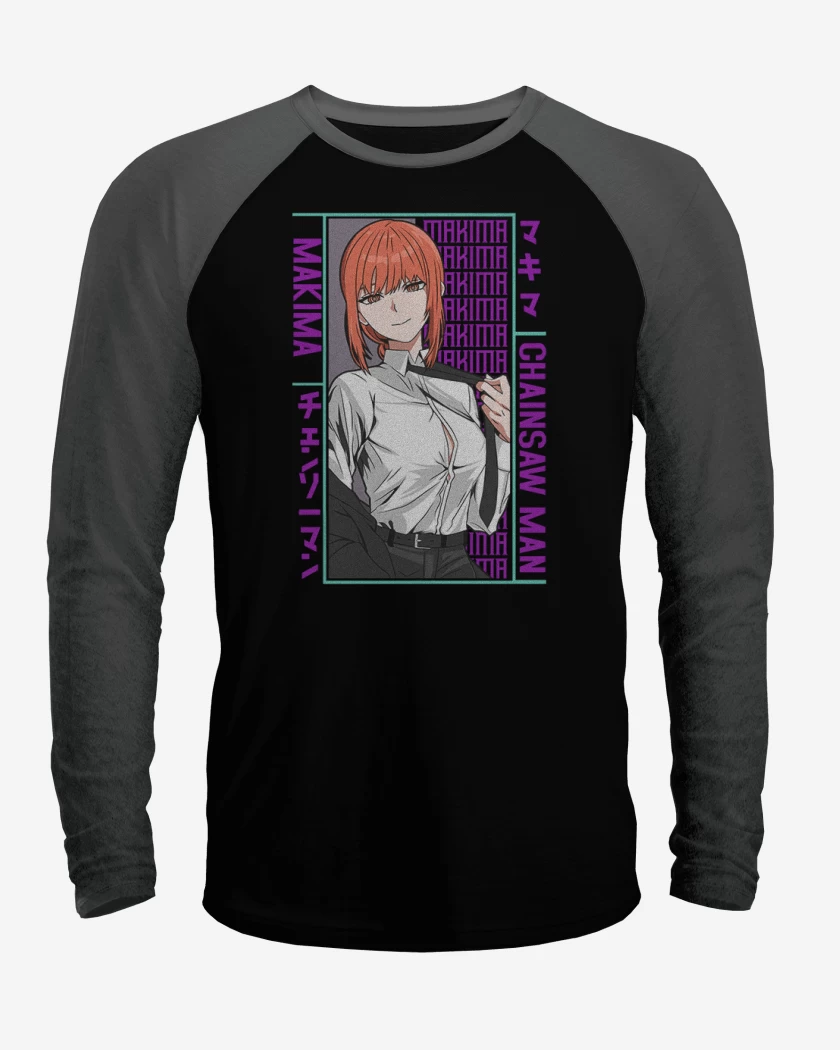 Polera Raglan Makima Chainsawman