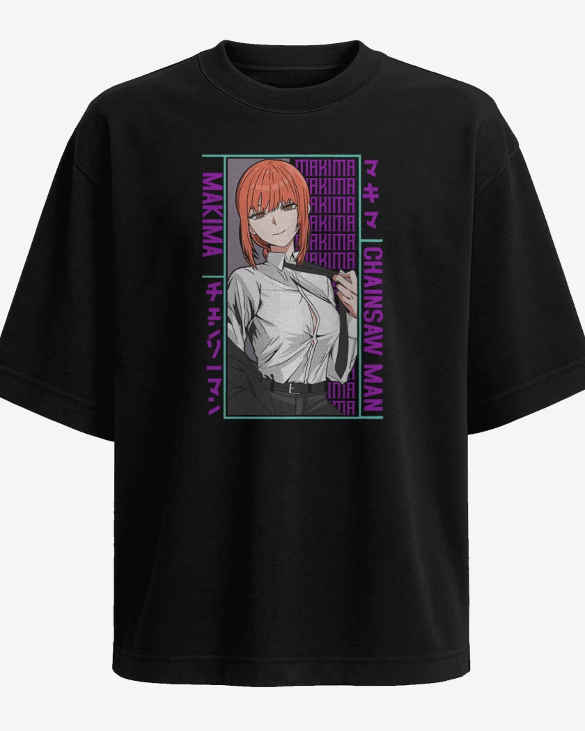 Polera Oversize Makima Chainsawman