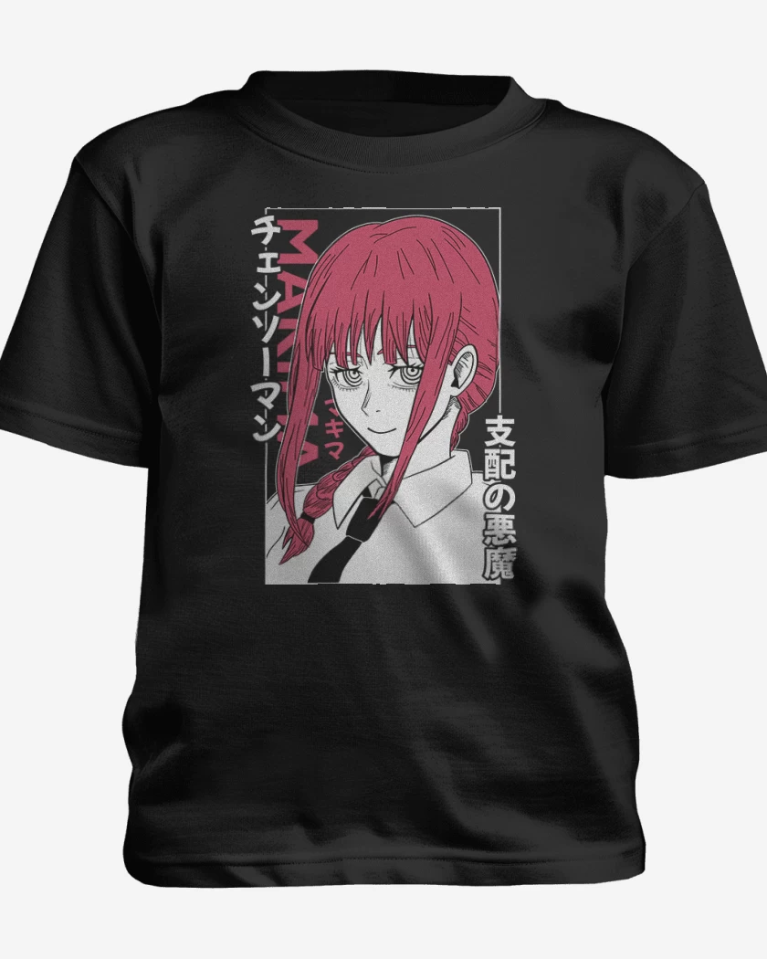 Polera de niño Negro de Makima n°2