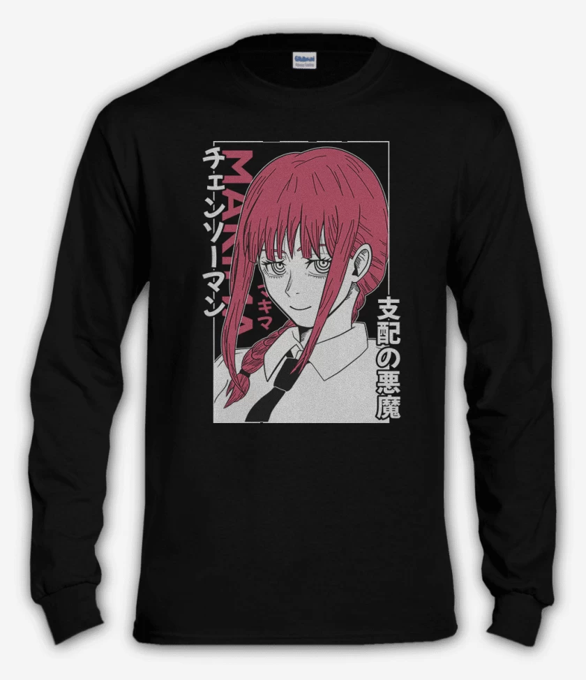 Polera manga larga Negro de Makima n°2