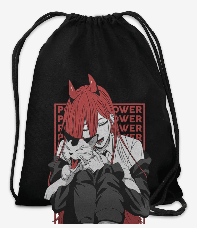 Mochila Negro de Power cat