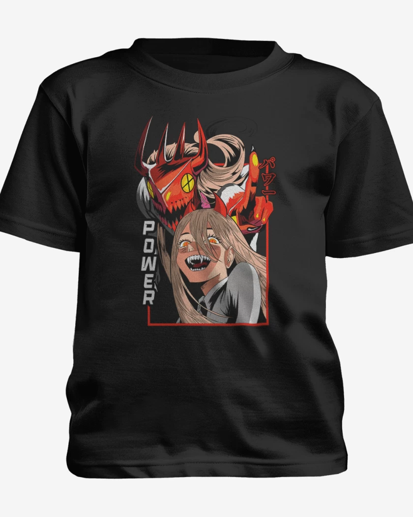 Polera de niño Negro de Power Final