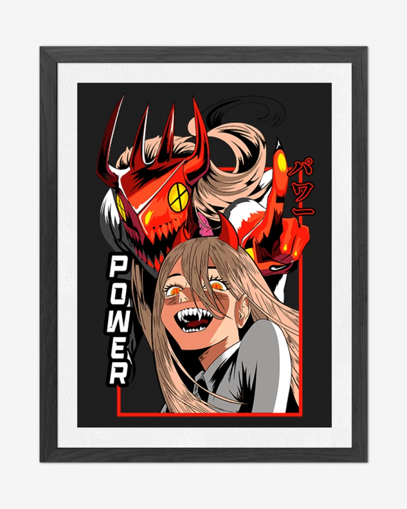 Cuadro decorativo Negro de Power Final