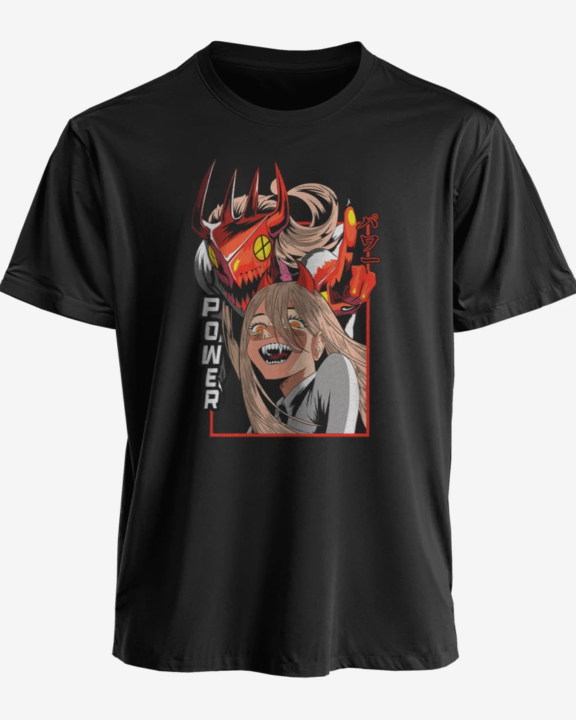 Polera premium Negro de Power Final