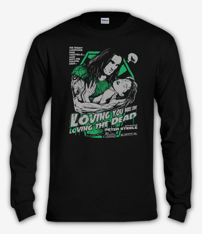 Polera manga larga Negro de TON - Loving the Dead