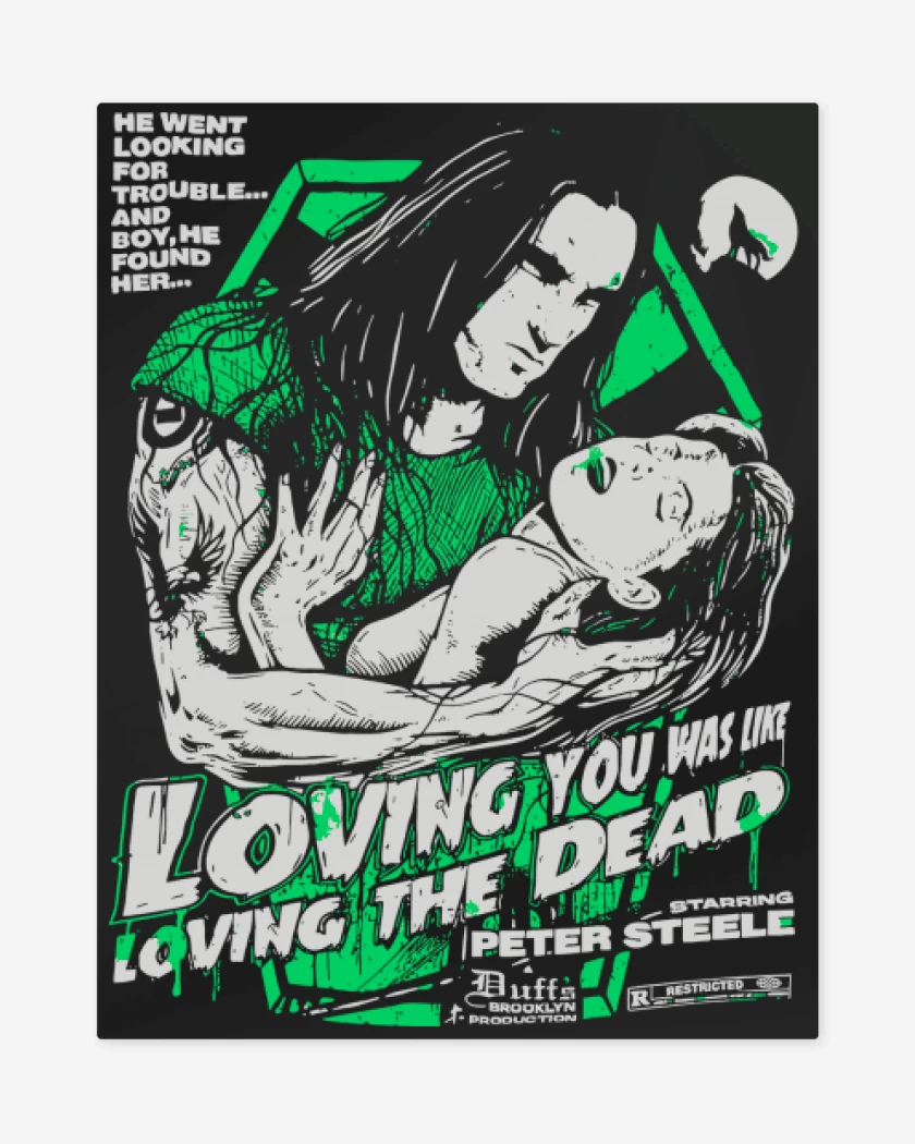 Print metalico Negro de TON - Loving the Dead