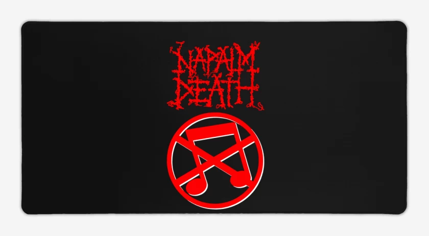 Mouse pad Gamer Napalm Death Music Destroyed
