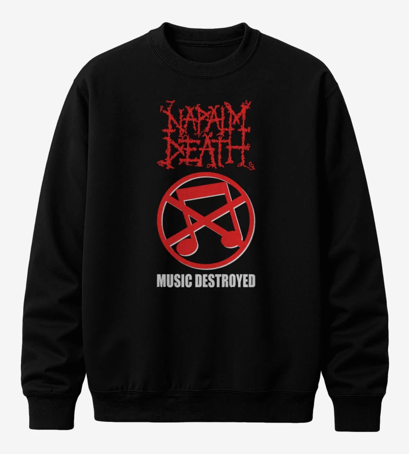 Poleron polo Napalm Death Music Destroyed