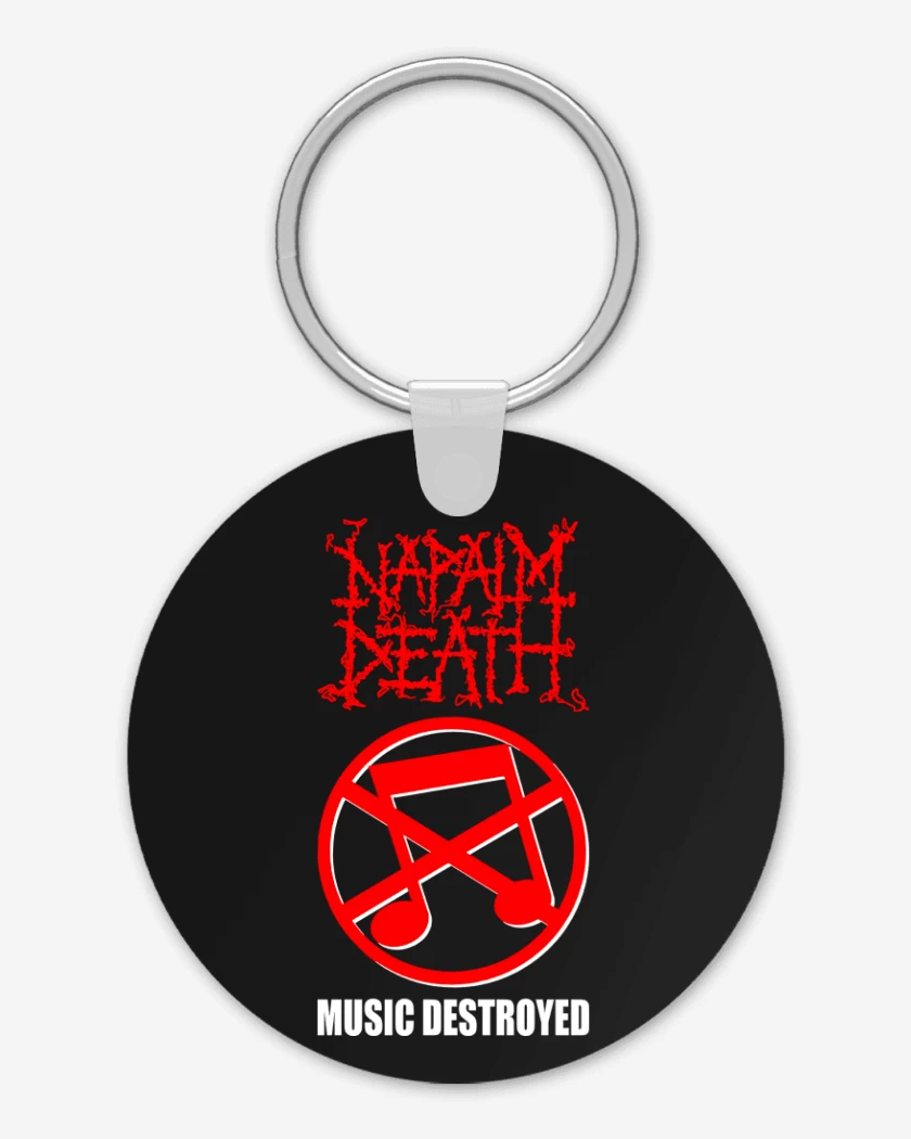 Llavero Napalm Death Music Destroyed