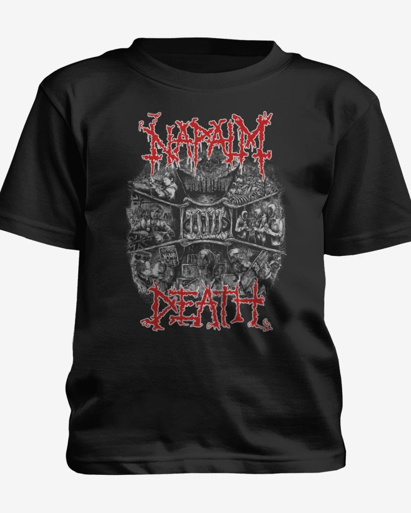 Polera de niño Napalm Death Change Your Life