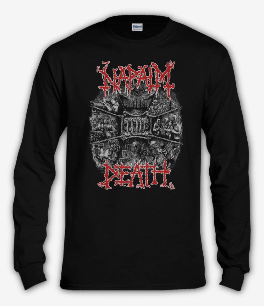 Polera manga larga Napalm Death Change Your Life