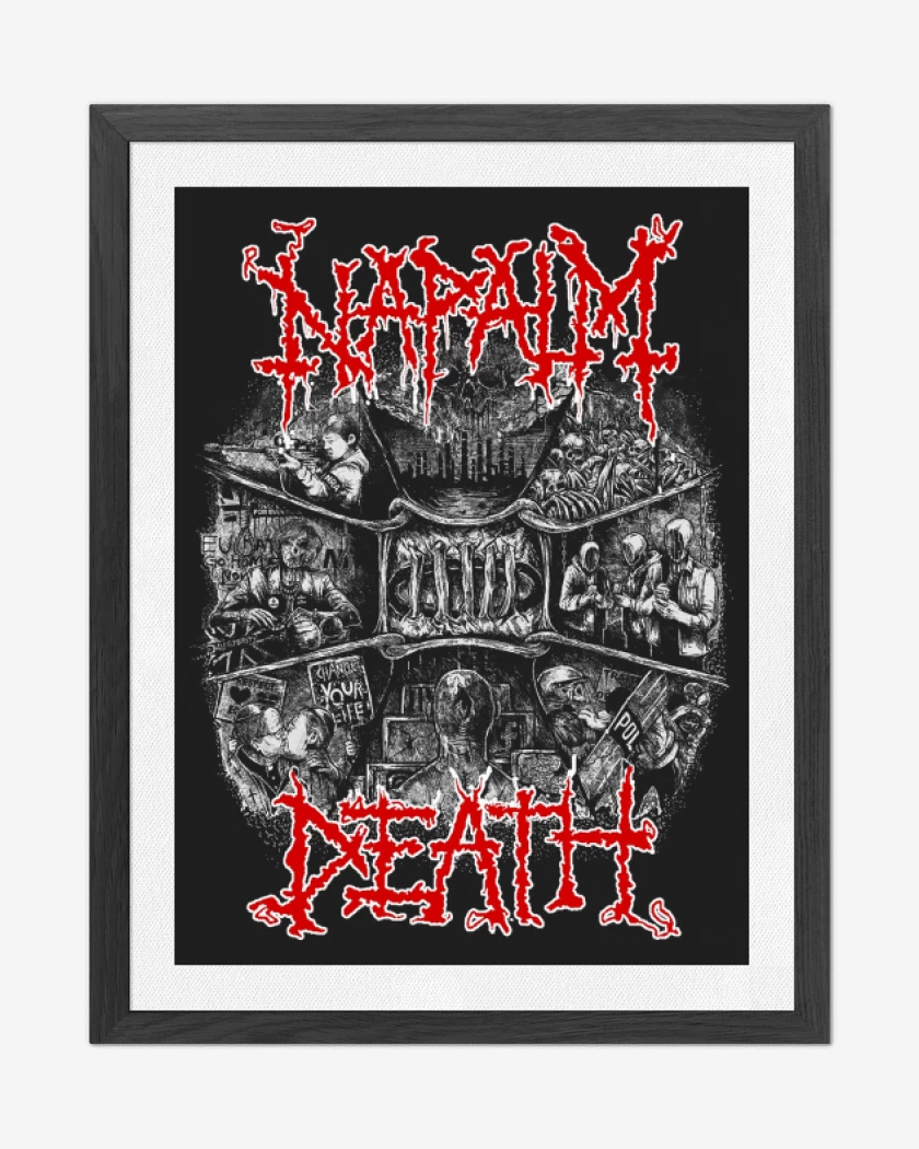 Cuadro decorativo Napalm Death Change Your Life