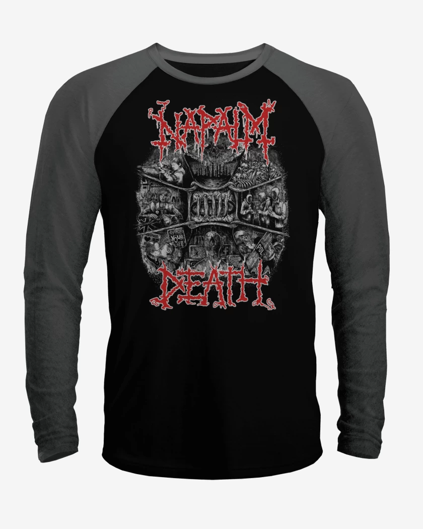 Polera Raglan Napalm Death Change Your Life