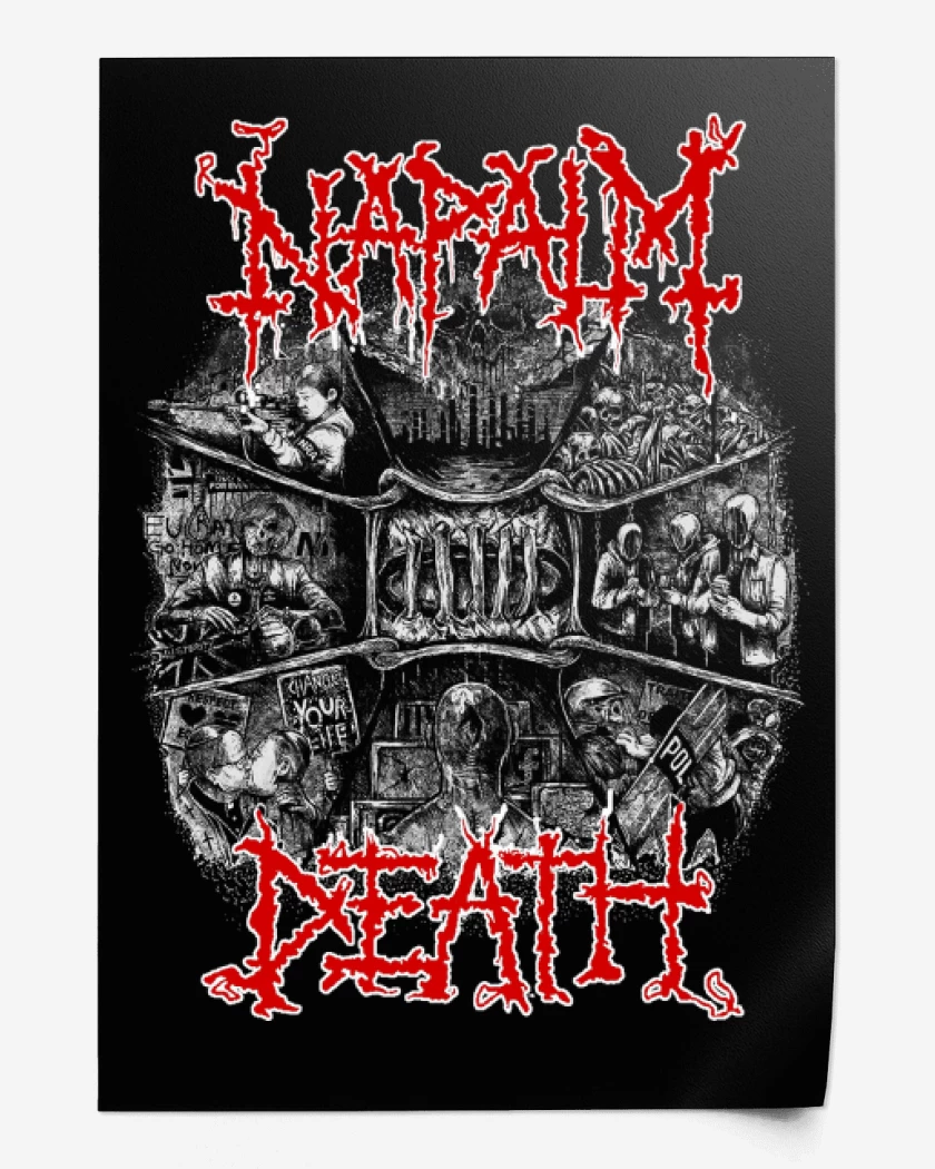 Print Napalm Death Change Your Life