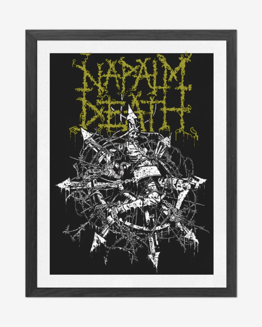 Cuadro decorativo Napalm Death Chaos 
