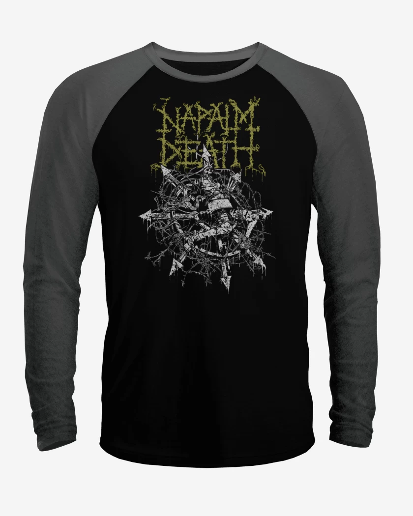 Polera Raglan Napalm Death Chaos 