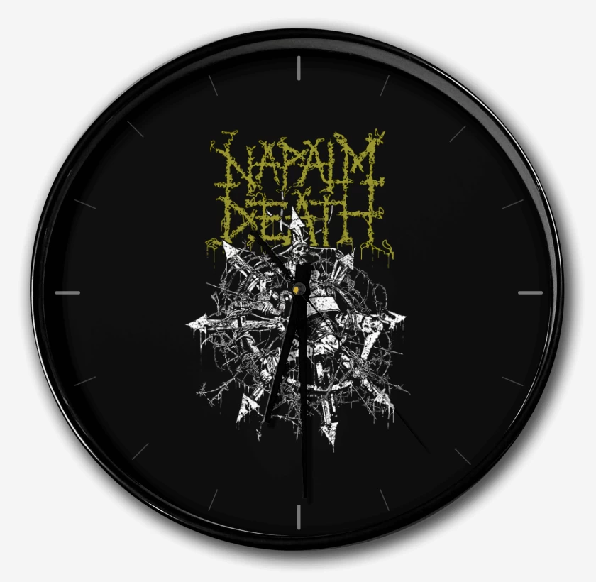 Reloj Negro de Napalm Death Chaos 