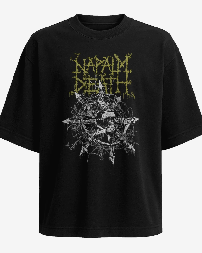 Polera Oversize Napalm Death Chaos 