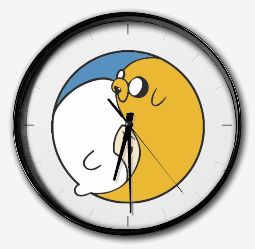 Reloj Blanco de Ying Yang hora de aventura