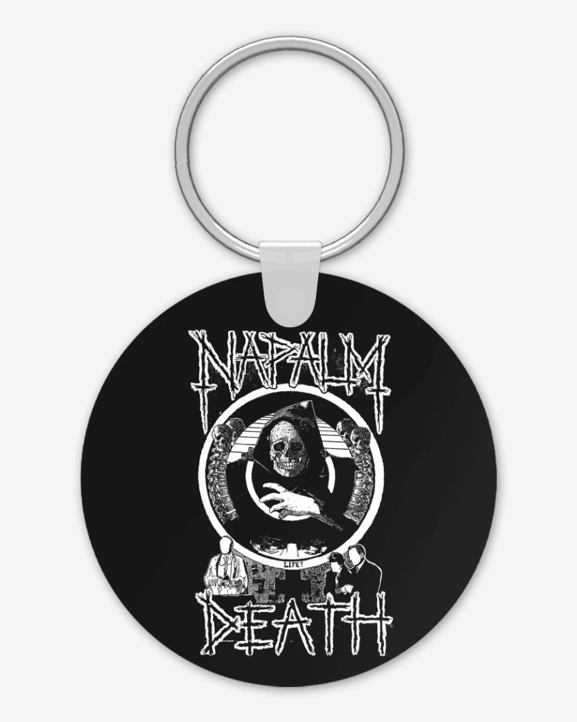Llavero Negro de Napalm Death ST