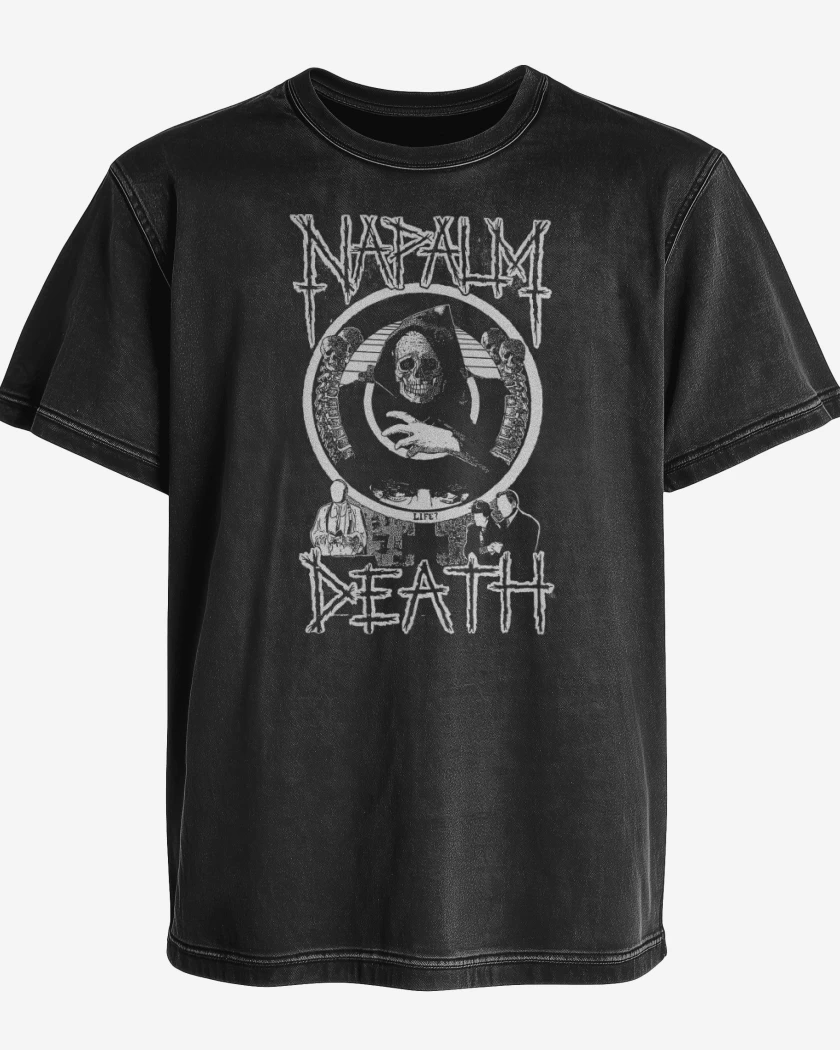 Polera desgastada Napalm Death ST