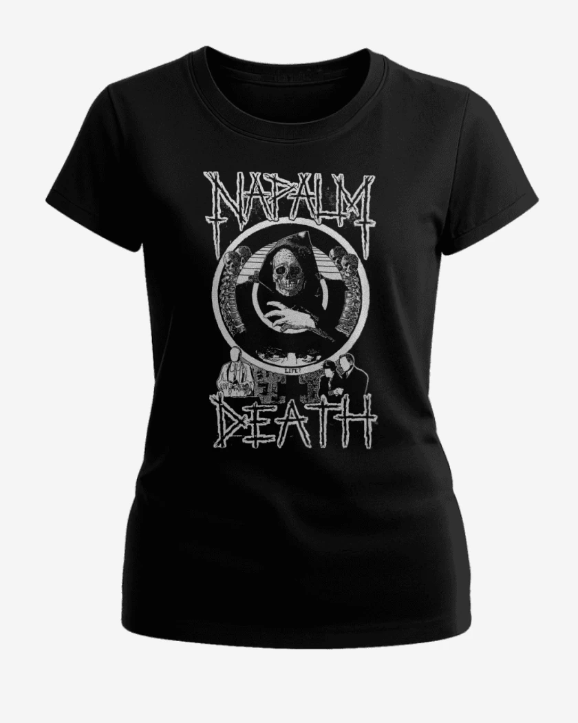 Polera de Mujer Negro de Napalm Death ST