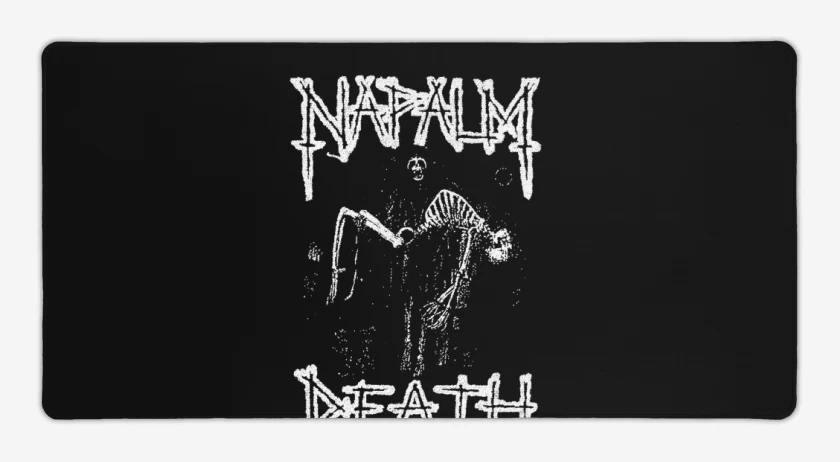 Mouse pad Gamer Negro de Napalm Death Demo