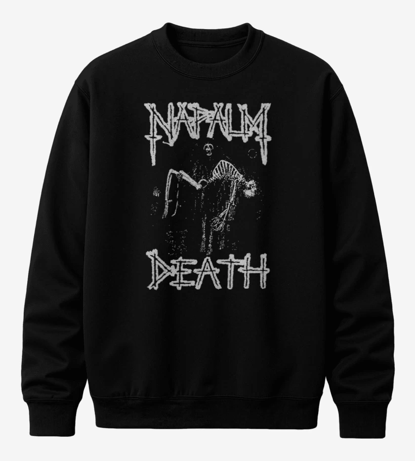 Poleron polo Negro de Napalm Death Demo