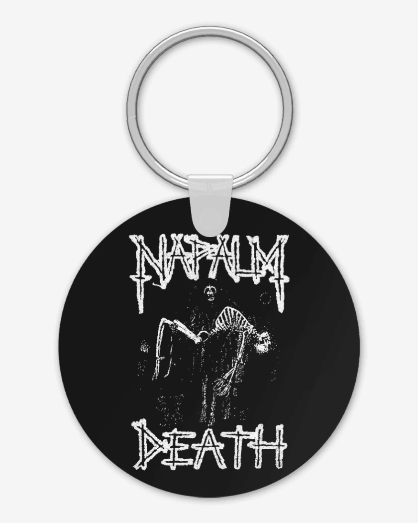 Llavero Negro de Napalm Death Demo
