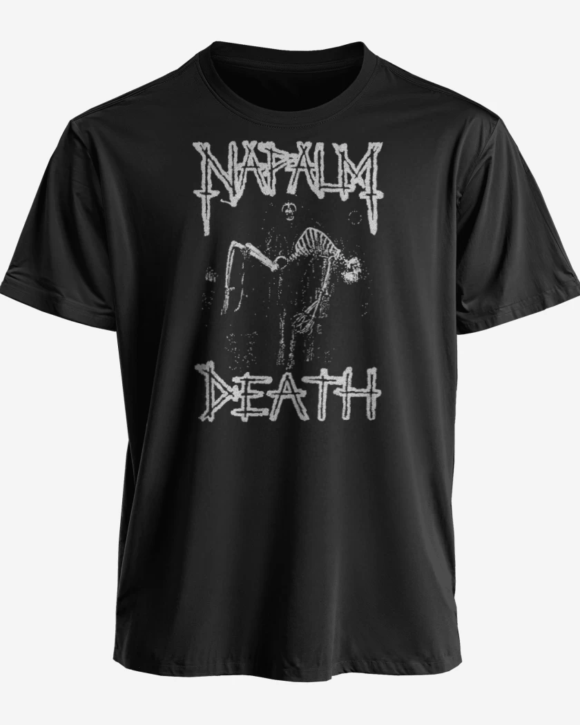 Polera premium Negro de Napalm Death Demo