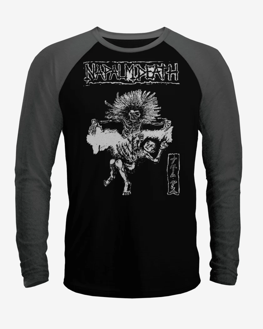 Polera Raglan Napalm Death JAPAN