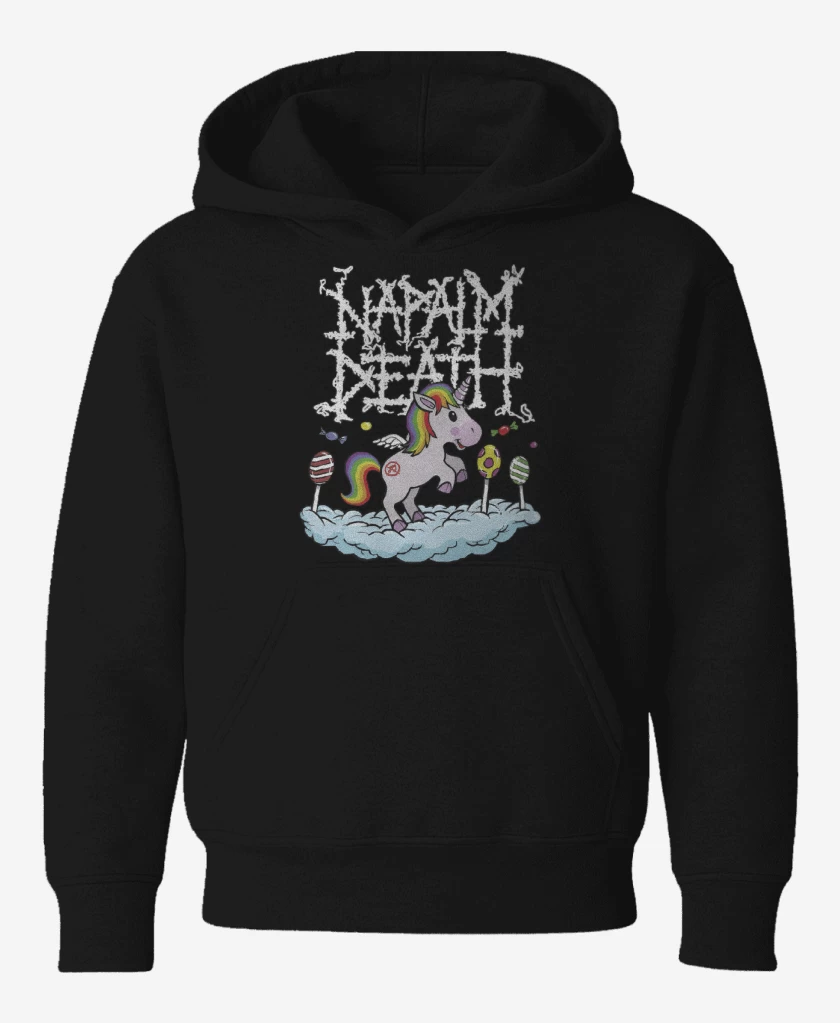 Poleron de niño Napalm Death Unicornio