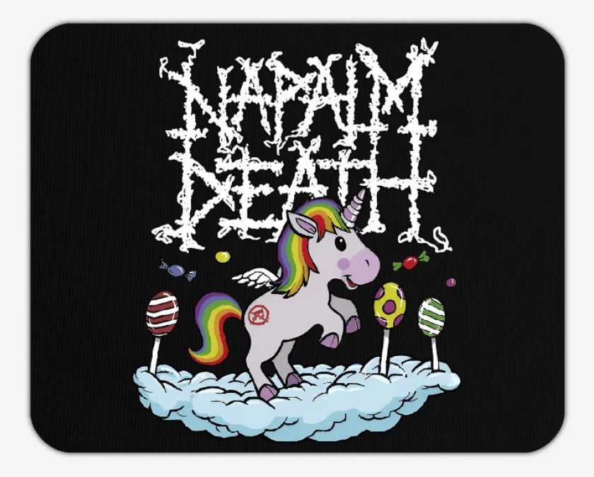 Mousepad Napalm Death Unicornio