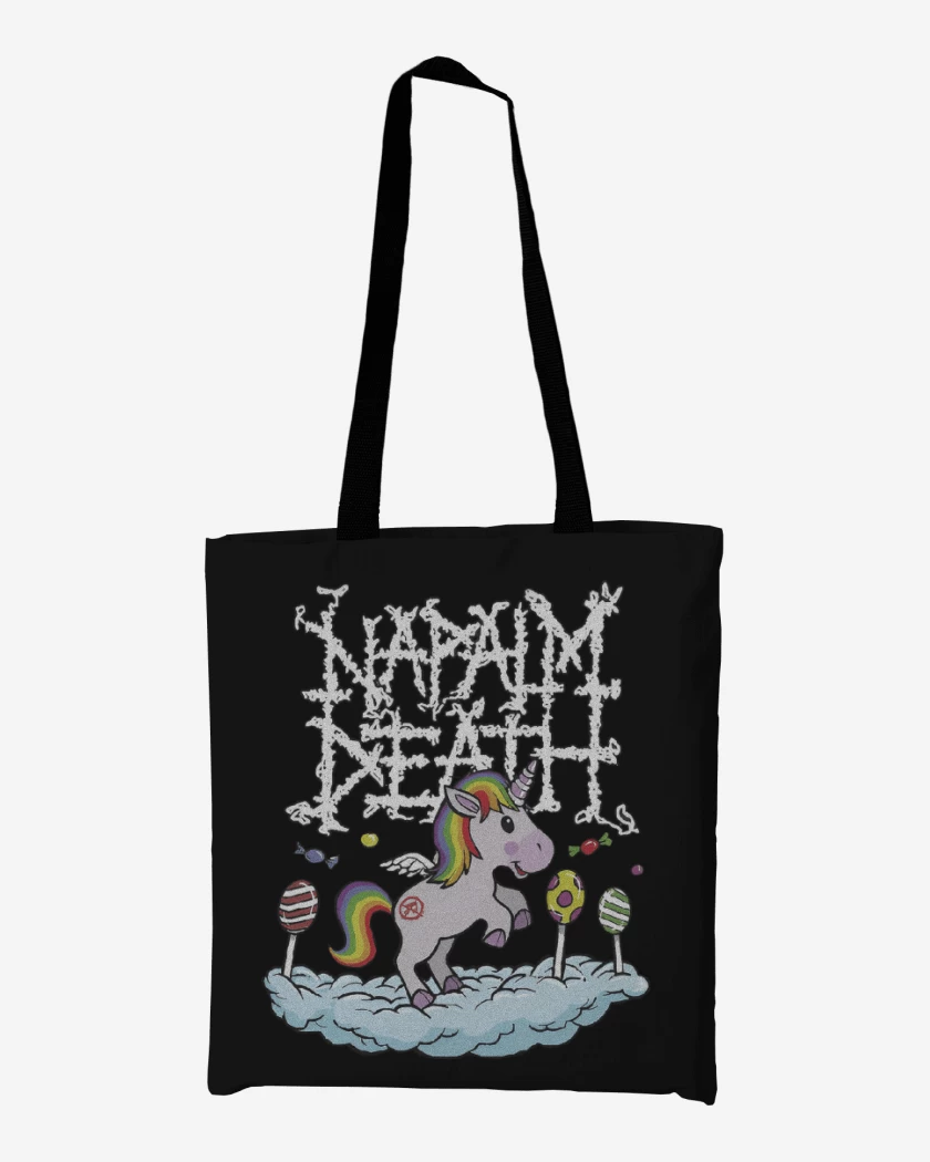 Totebag Napalm Death Unicornio