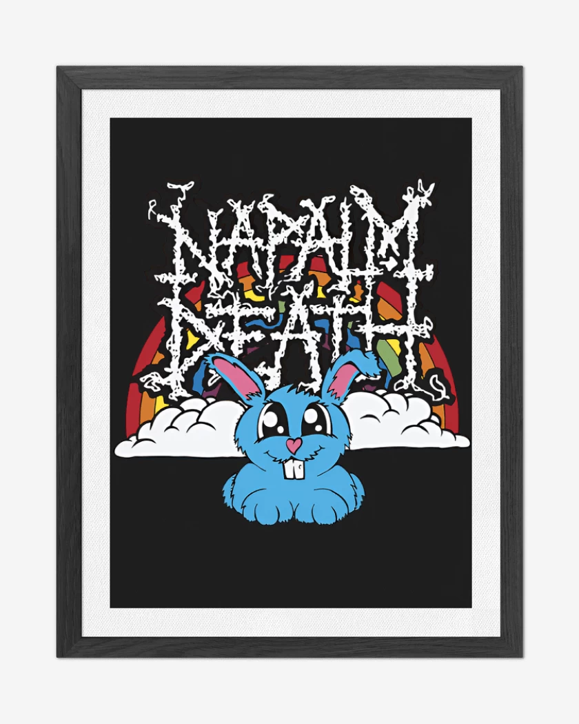 Cuadro decorativo Napalm Death Conejito