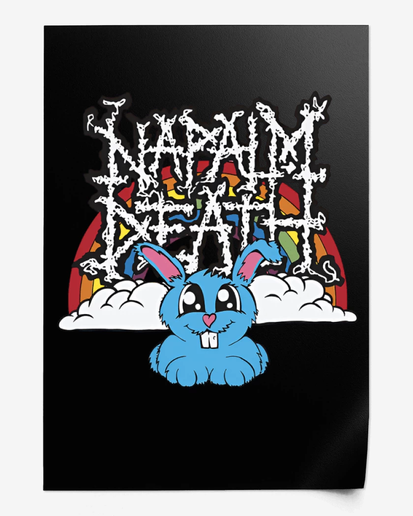 Print Napalm Death Conejito