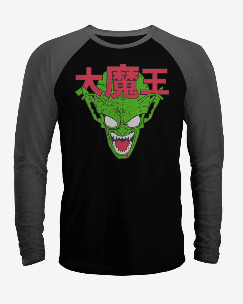 Polera Raglan Negro / Negro Heather de Daimaku