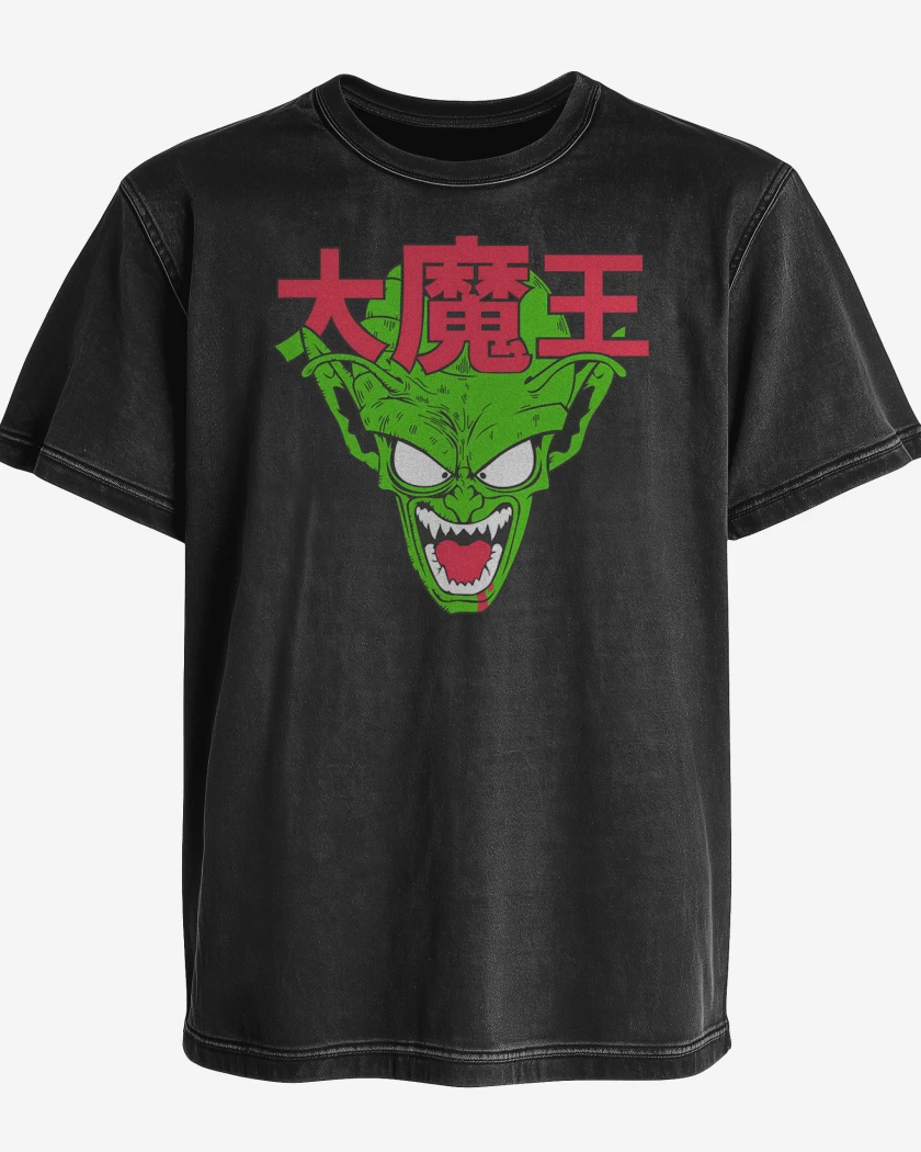 Polera desgastada Negro de Daimaku